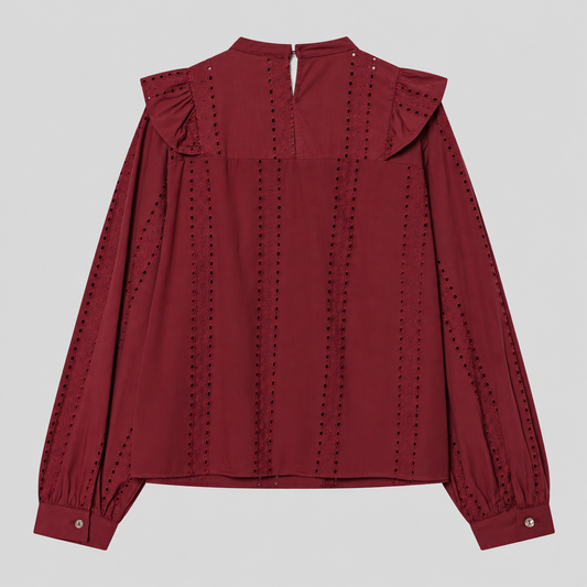 Cutwork Embroidery Shirt