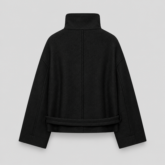 Wool Duffle Belted Jacket