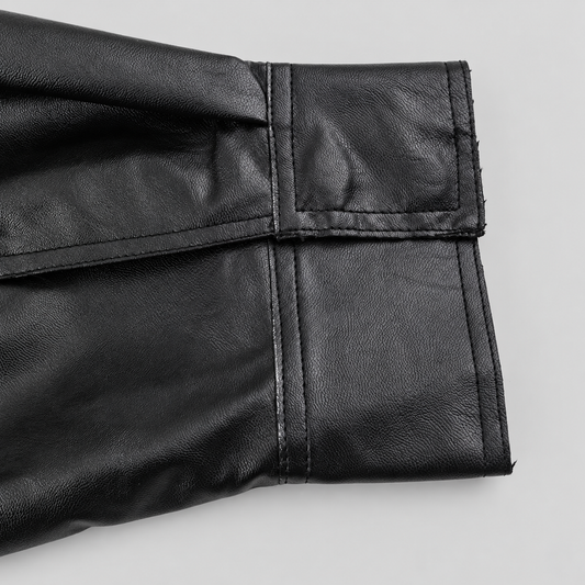Leather Buckle Jacket