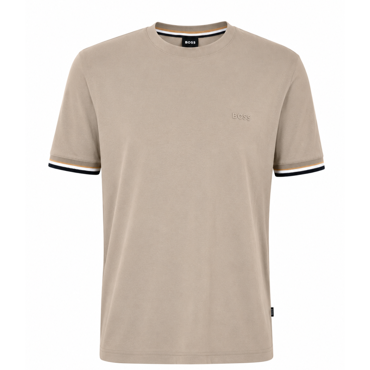 BOSS Mercerised-Soft cotton T-shirt
