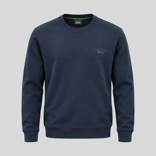 Porsche x BOSS Crew-Neck Sweatshirt With Tonal Logo
