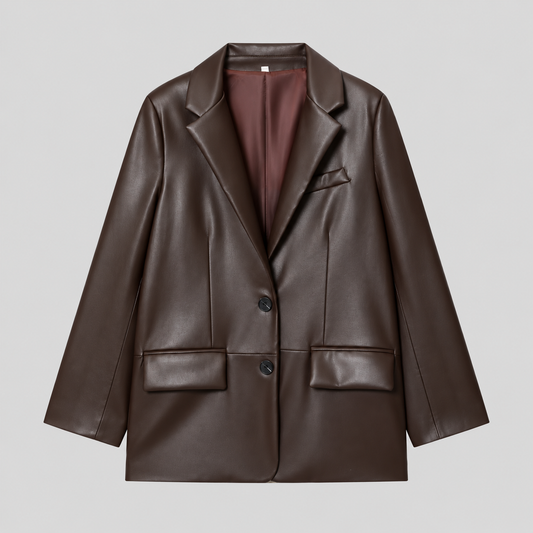 Leather Blazer