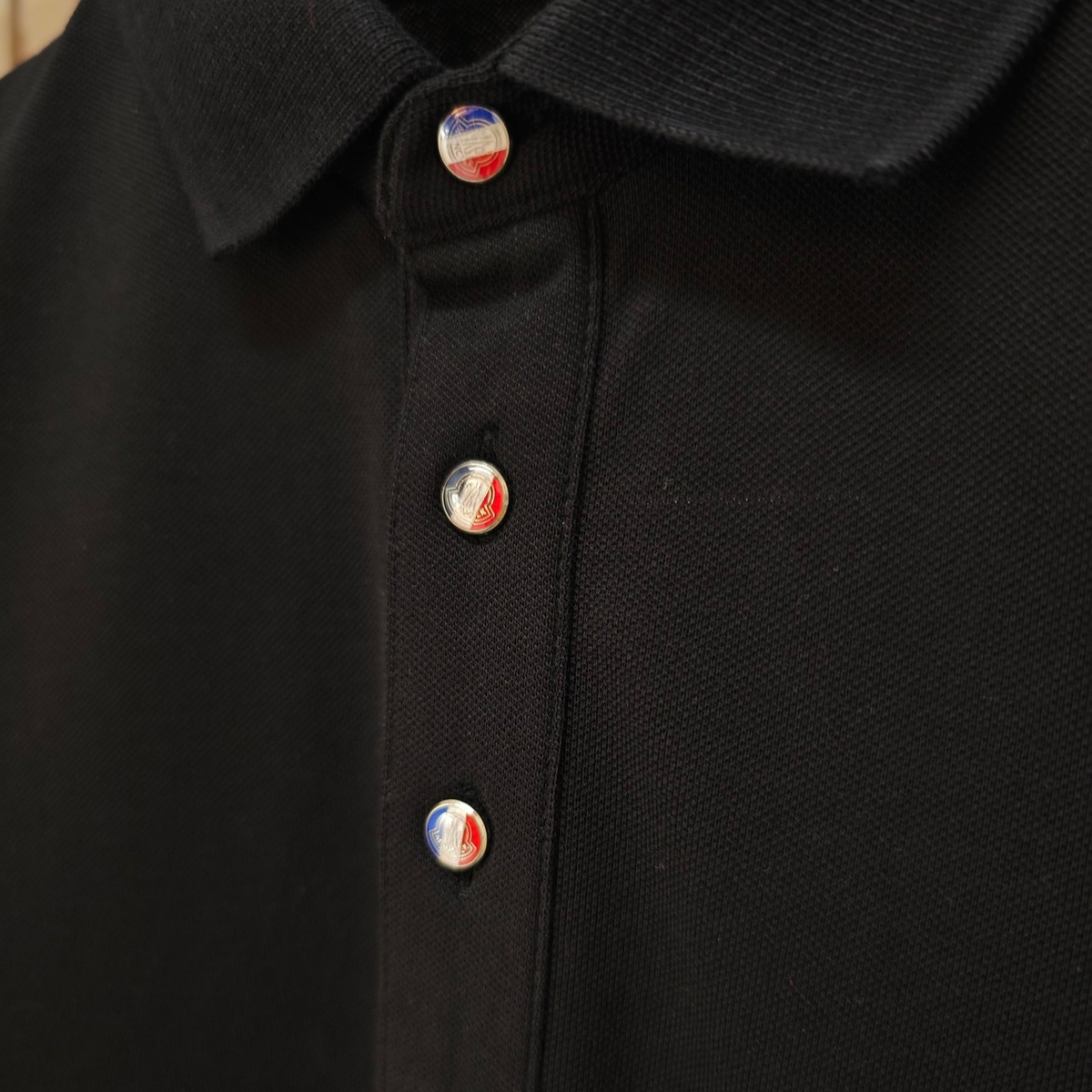 Moncler M Logo Patch Polo-Shirt
