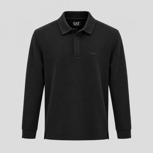 EA7 Emporio Armani Long-Sleeve Polo Shirt