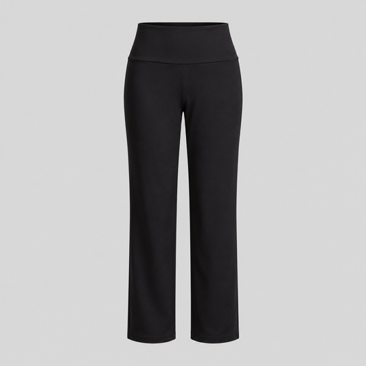 Oysho High-Waist Straight-Leg Pants