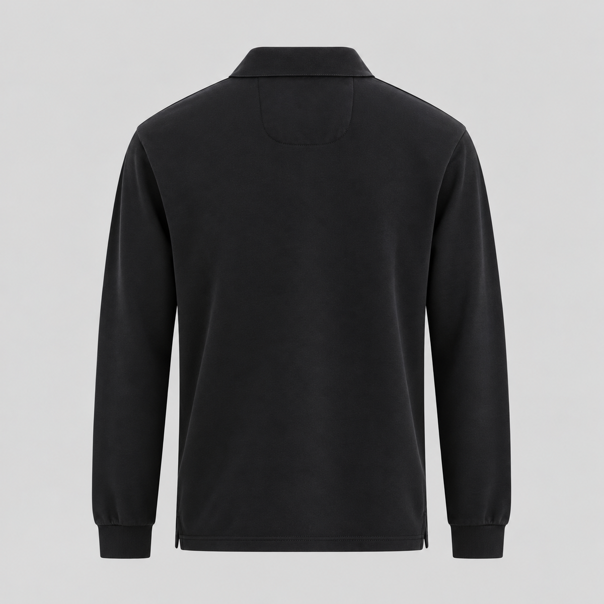 BOSS Long-Sleeve Polo Shirt With Tonal Logo