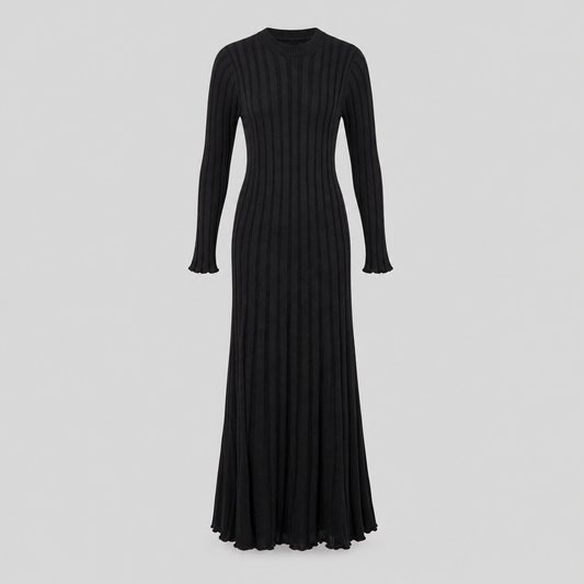 Ribbed Knit Maxi Dress