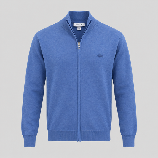 Lacoste Full-Zip Soft Wool Sweater