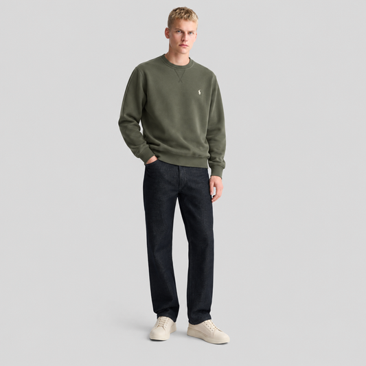 Polo Ralph Lauren Double-Knit Crew-Neck Sweatshirt