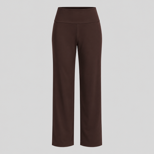 Oysho High-Waist Straight-Leg Pants