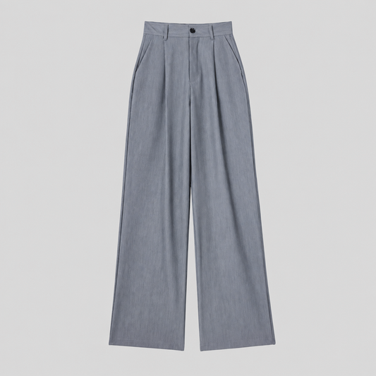 High Waist Pleated Pants