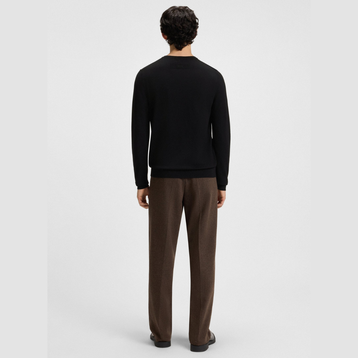HUGO BOSS Knitted Sweater With Crew Neckline