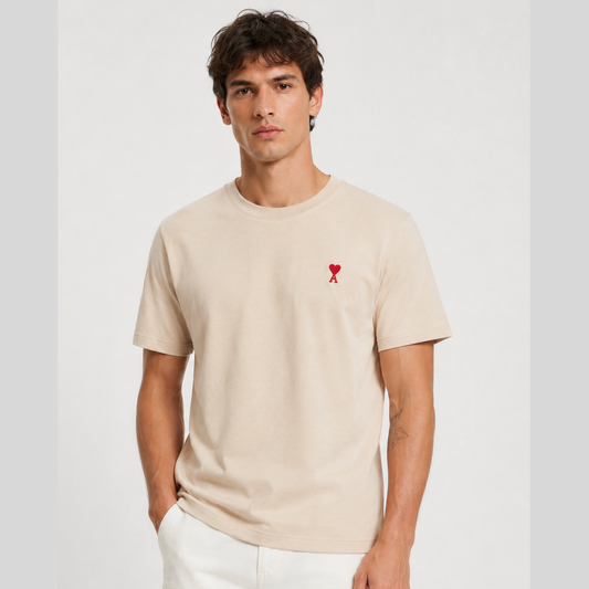 Ami De Coeur Cotton Red T-shirt