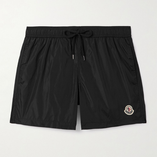 Moncler Monogram Print Swim Shorts