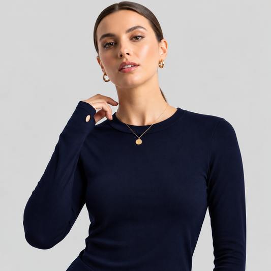 Oysho Long-Sleeve Top With Thumbholes