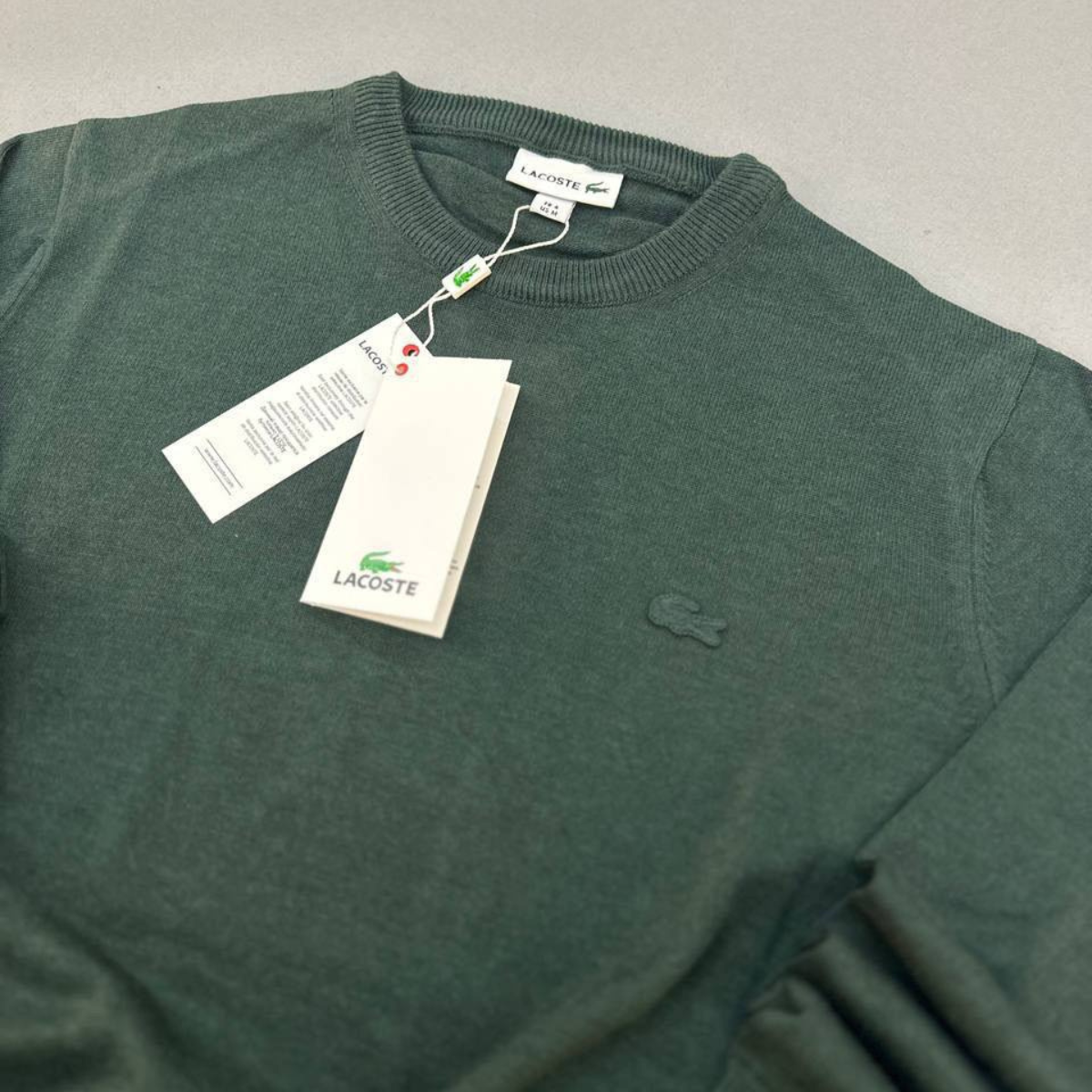 Lacoste Wool Crew Neck Sweatshirt