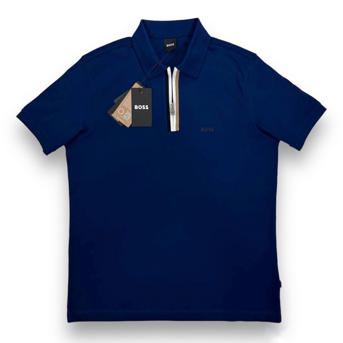 BOSS Half Zip Polo Shirt