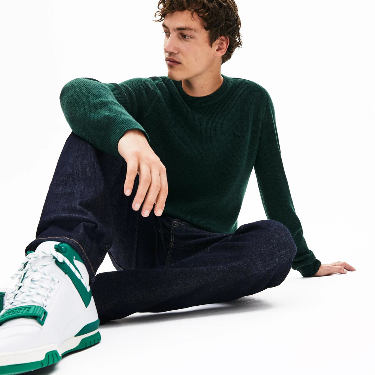 Lacoste Soft Wool Crew Neck Sweatshirt