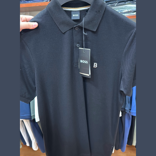 BOSS B Monogram Logo Polo-Shirt