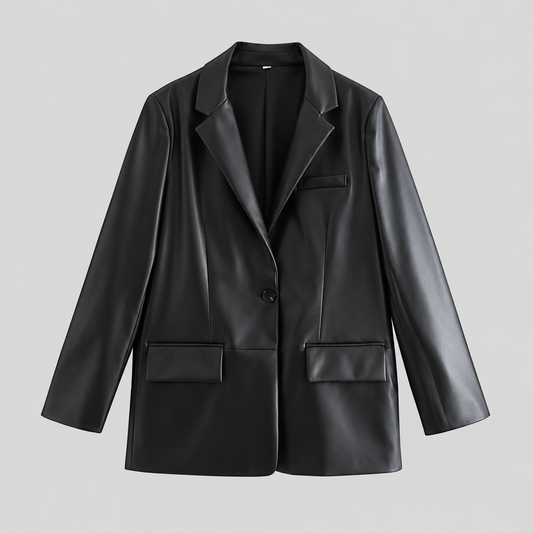 Leather Blazer