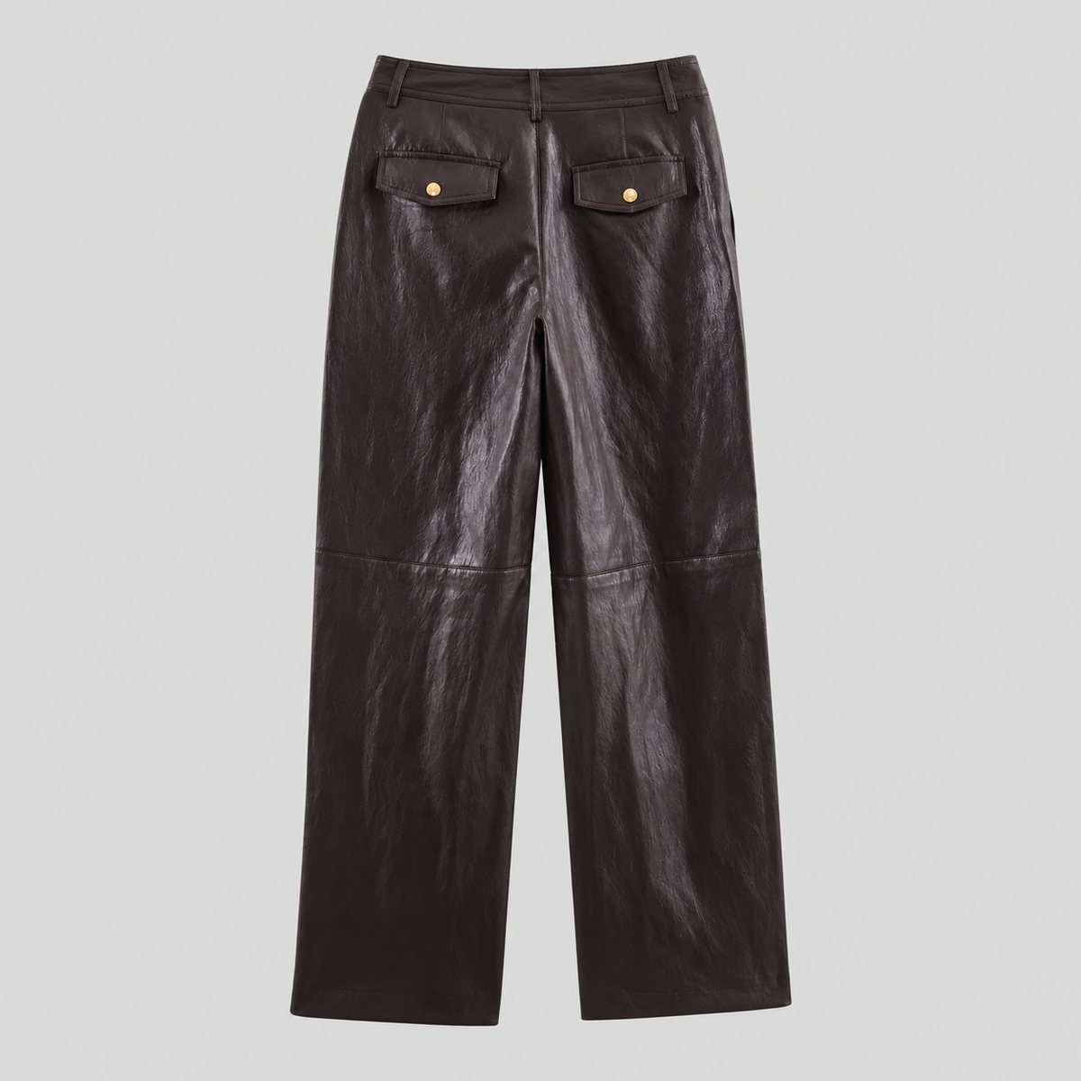 Flare Leather Trouser