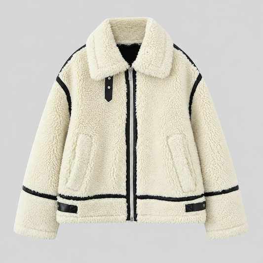 Borg Fleece Aviator Jacket