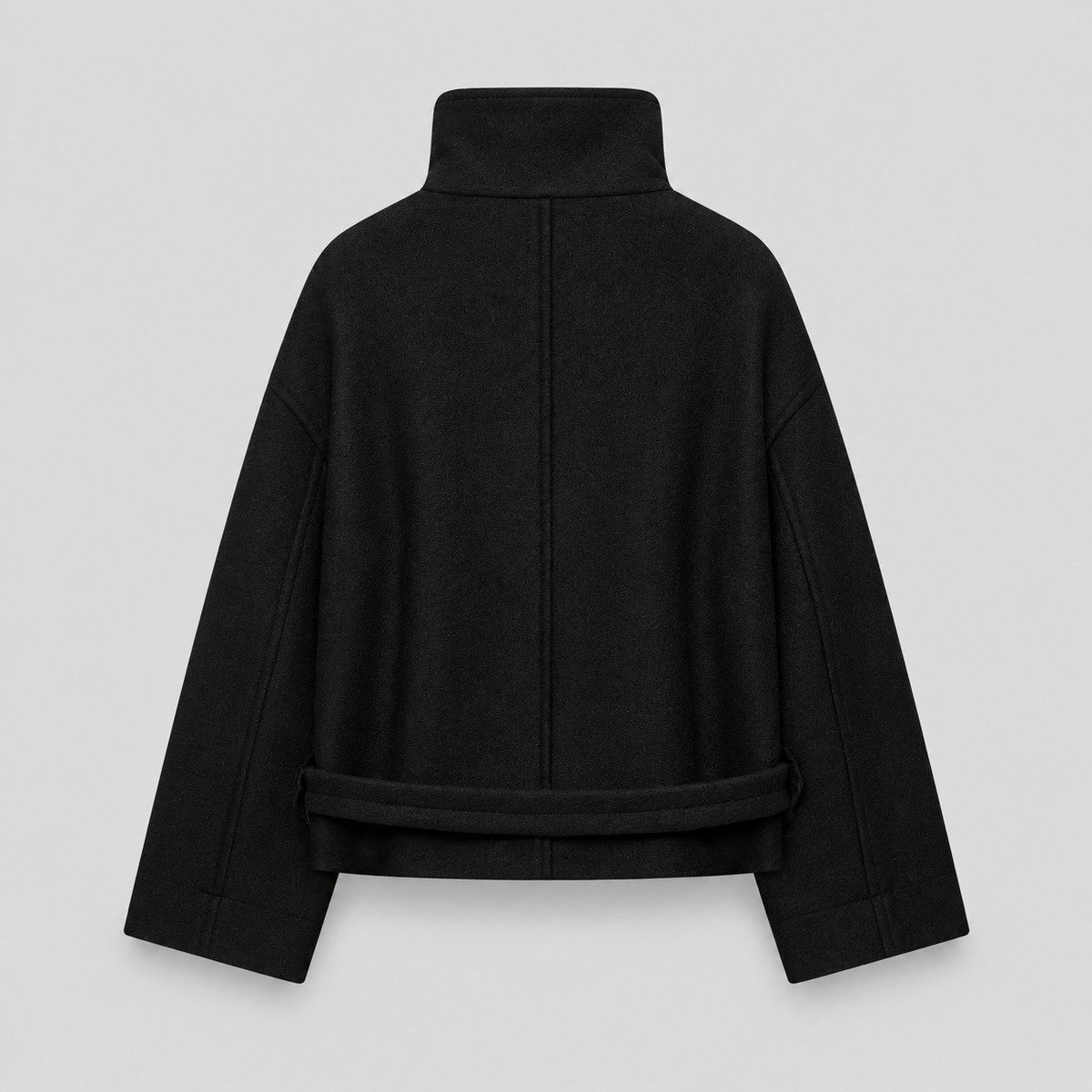 Wool Duffle Belted Jacket