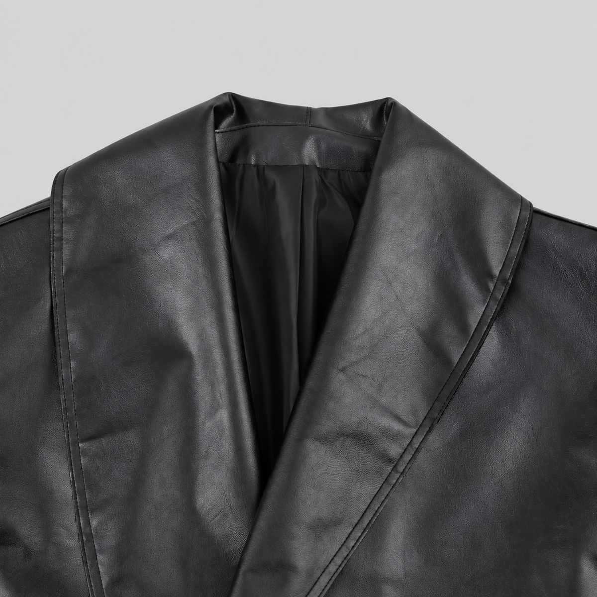 Leather Buckle Jacket