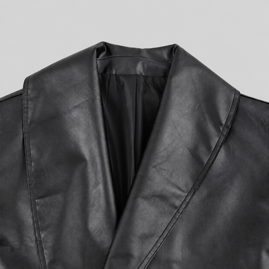 Leather Buckle Jacket