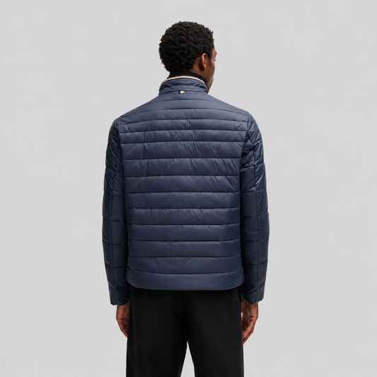 BOSS Quilted Jacket With Logo Band