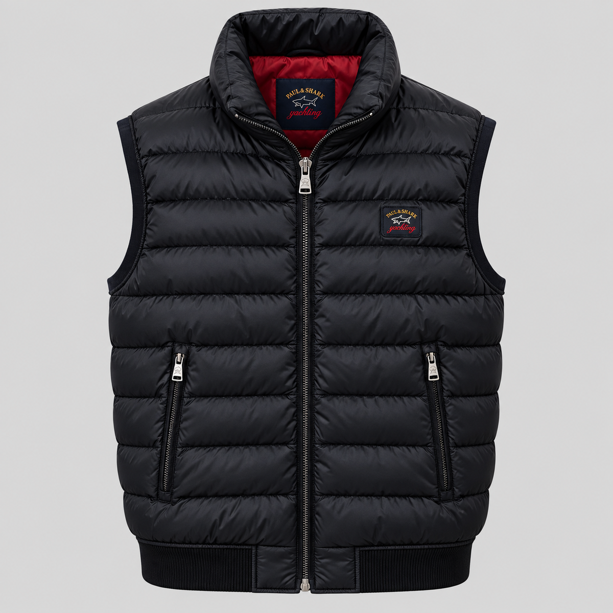 Big Size Paul&Shark Ultralight Gilet with Iconic badge