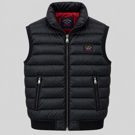 Big Size Paul&Shark Ultralight Gilet with Iconic badge