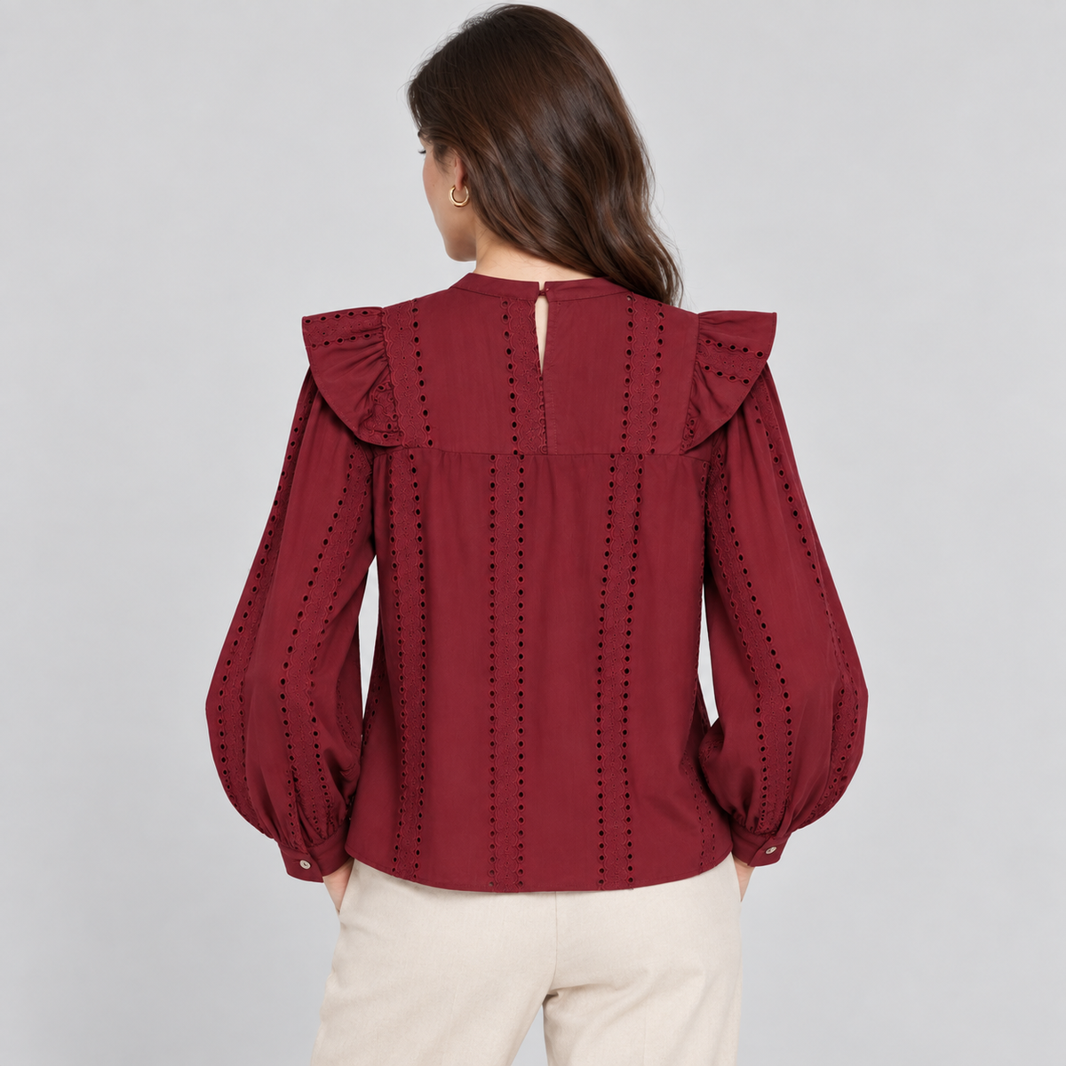 Cutwork Embroidery Shirt