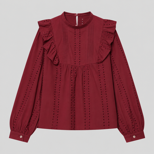 Cutwork Embroidery Shirt