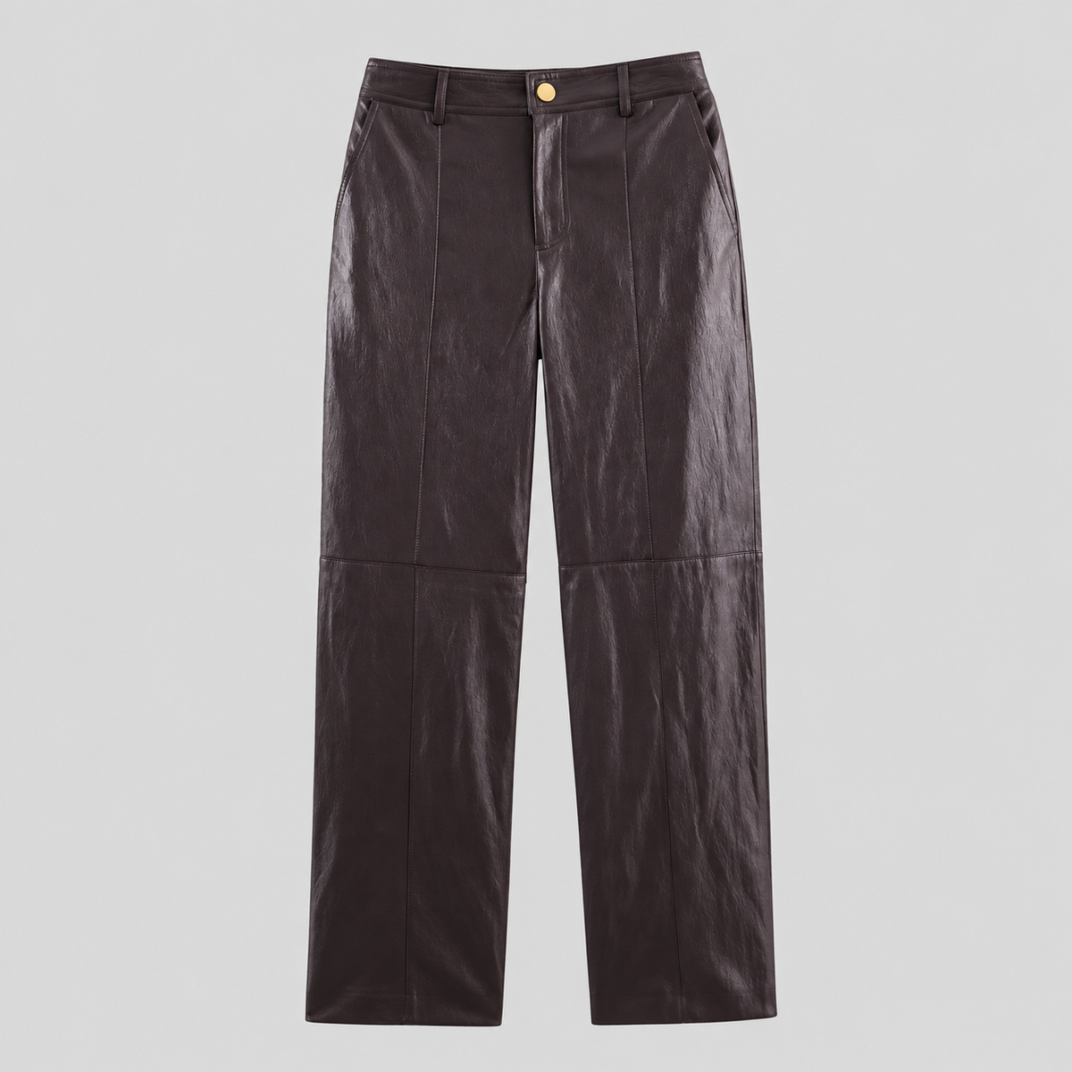 Flare Leather Trouser
