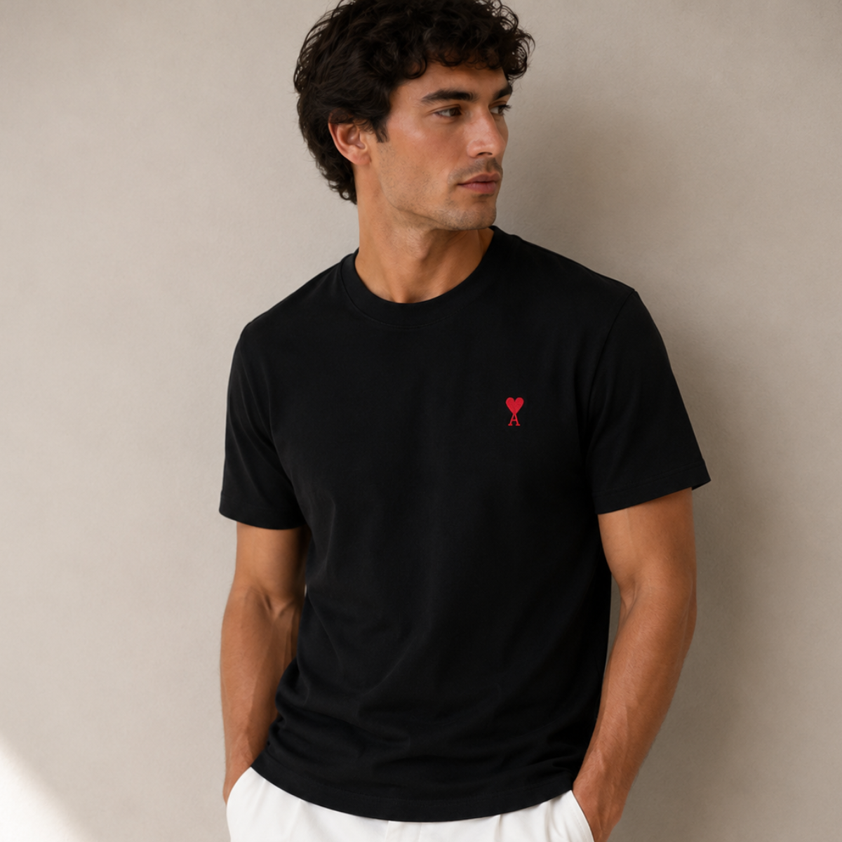 Ami De Coeur Cotton Red T-shirt
