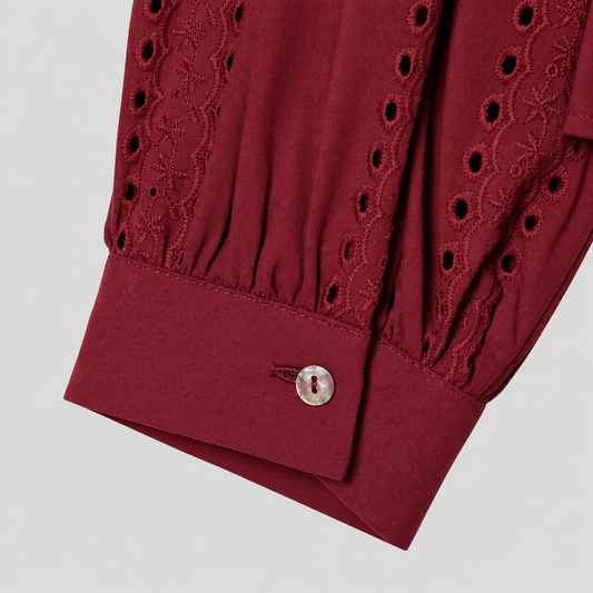 Cutwork Embroidery Shirt