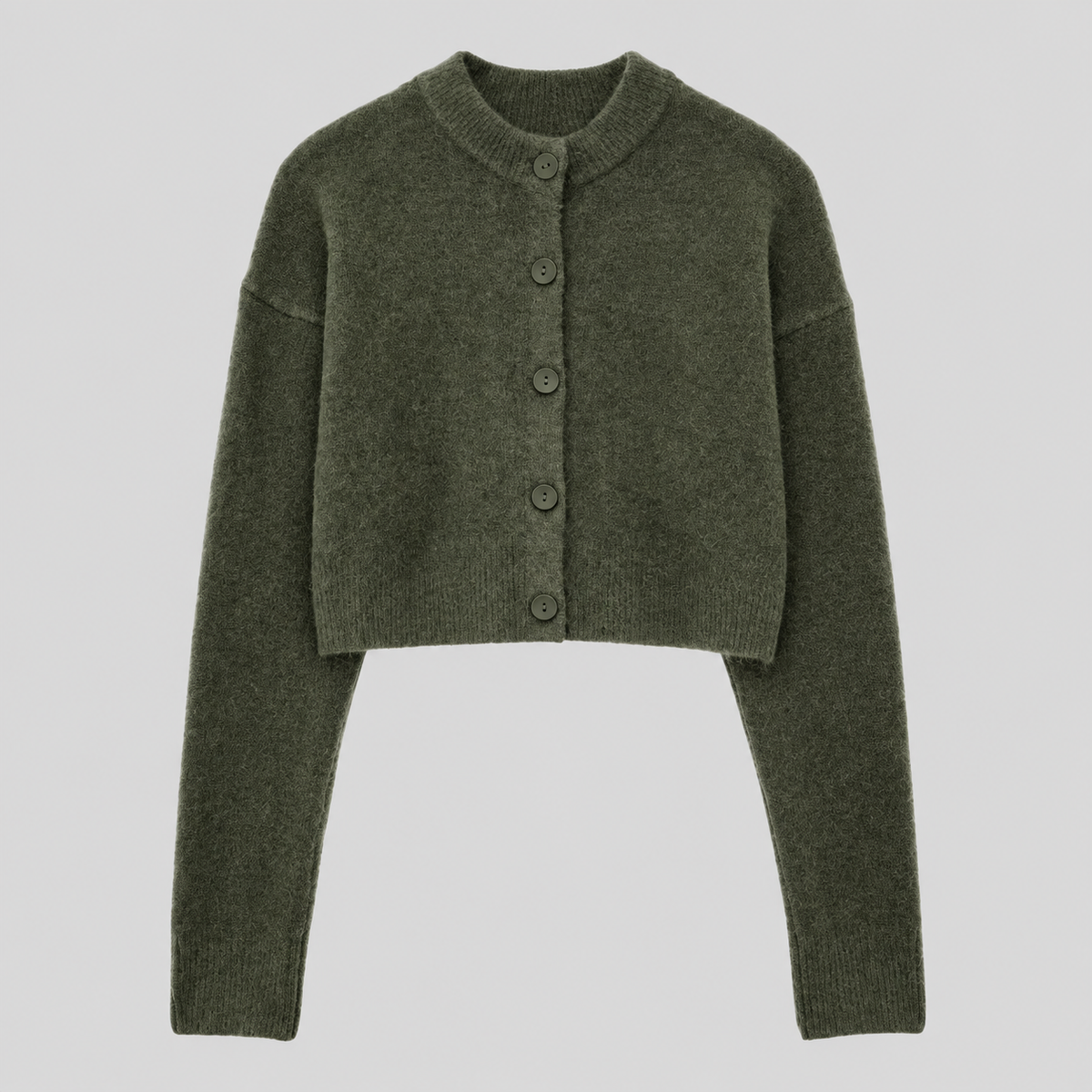 Short Knitted Cardigan