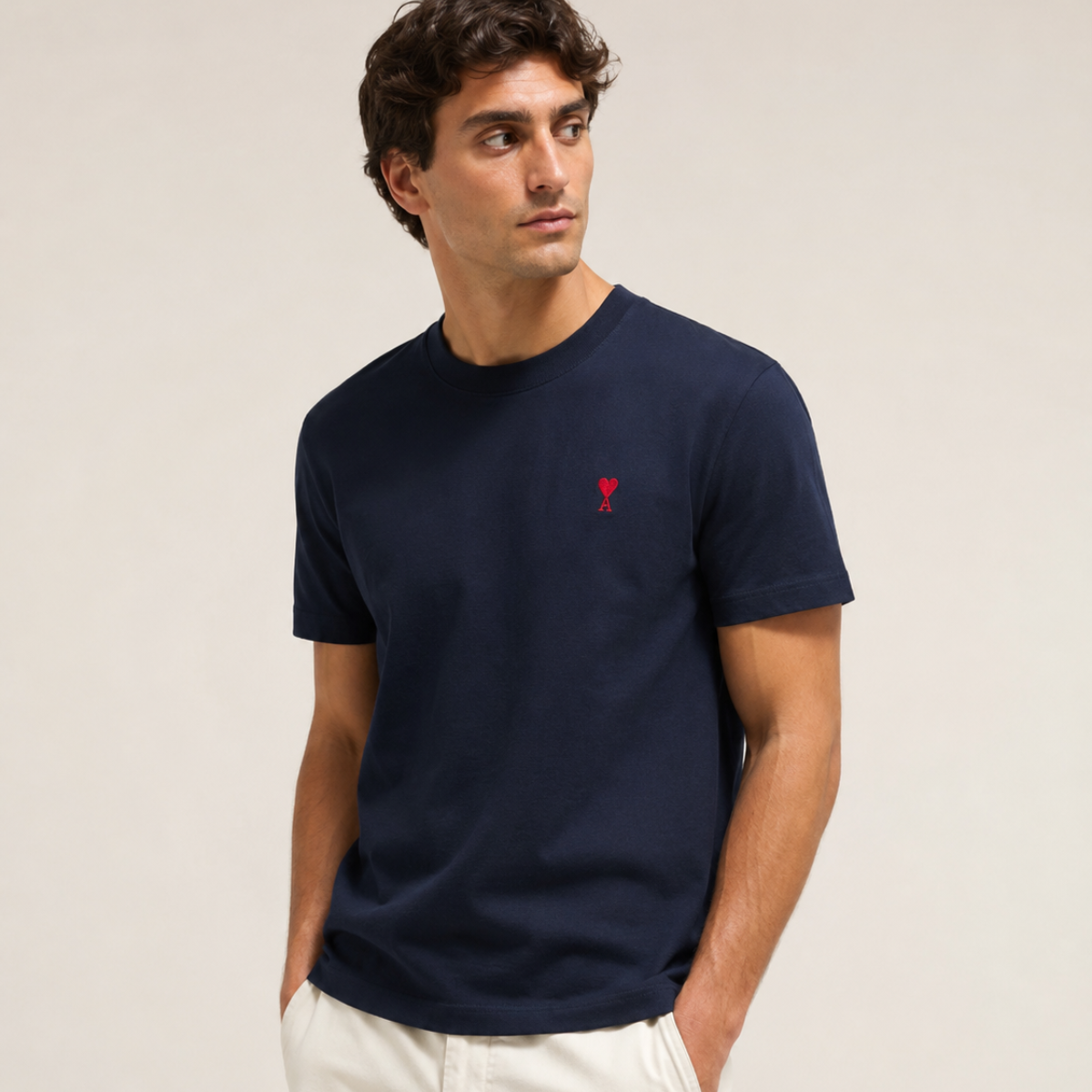 Ami De Coeur Cotton Red T-shirt