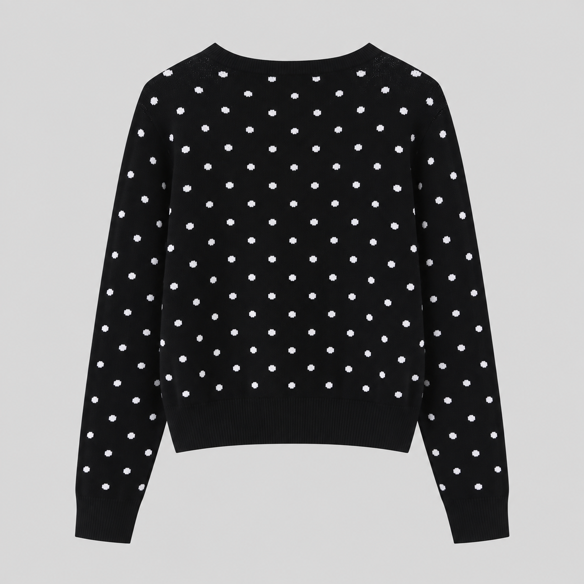 Polka Dots Knitted Cardigan
