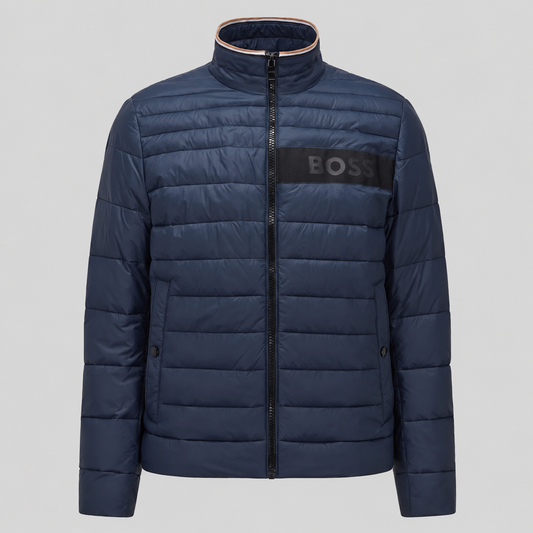BOSS Quilted Jacket With Logo Band