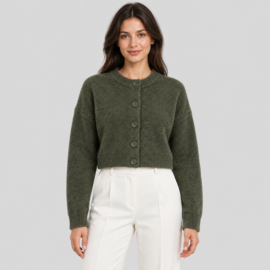 Short Knitted Cardigan