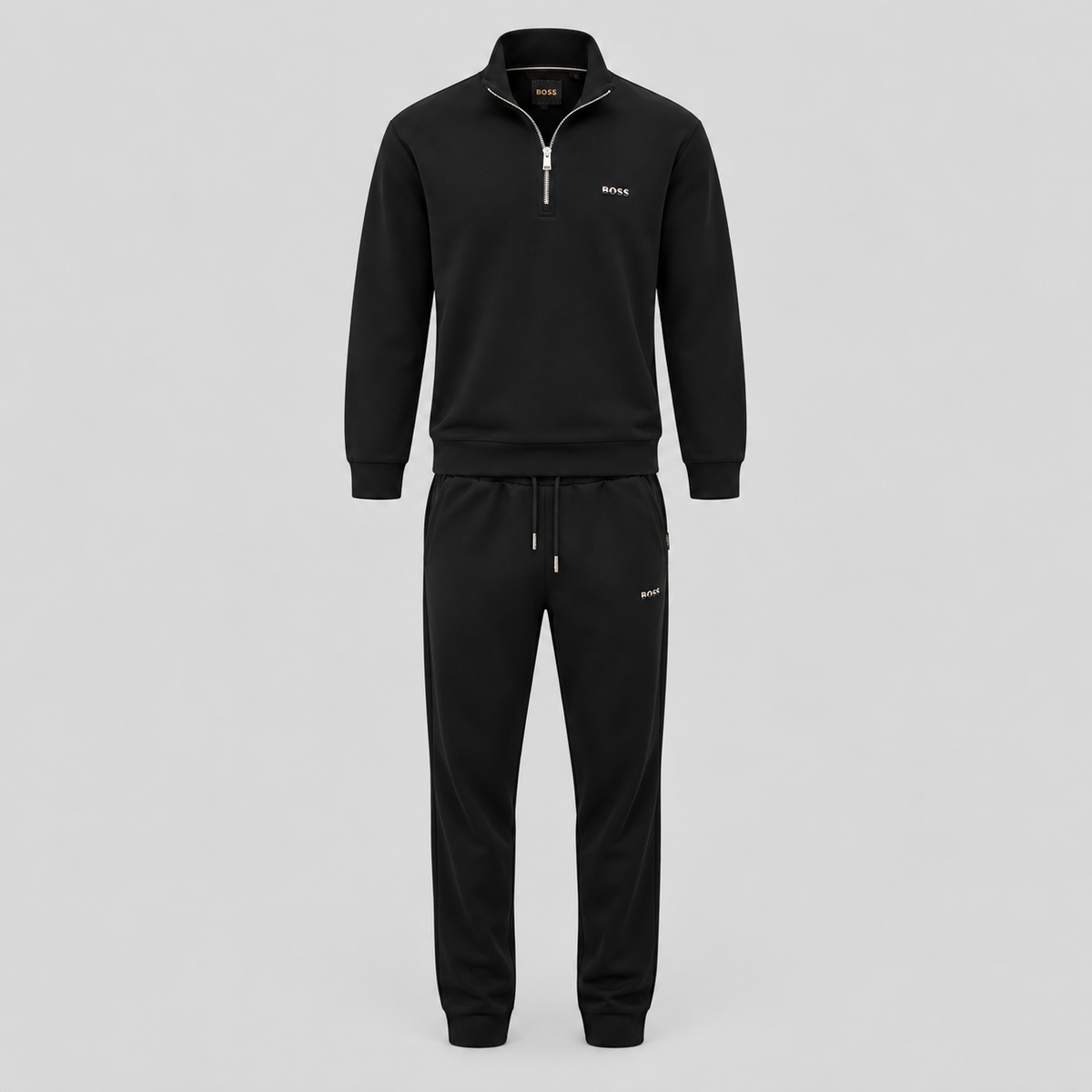 BOSS Tracksuit Set With Striped Logo