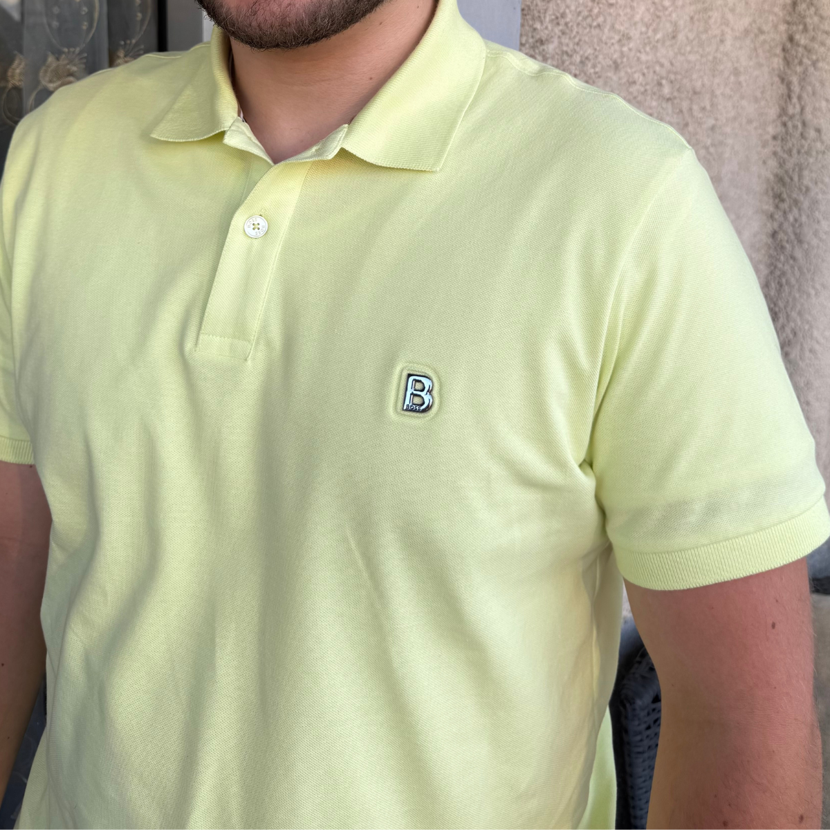 BOSS B Monogram Logo Polo-Shirt