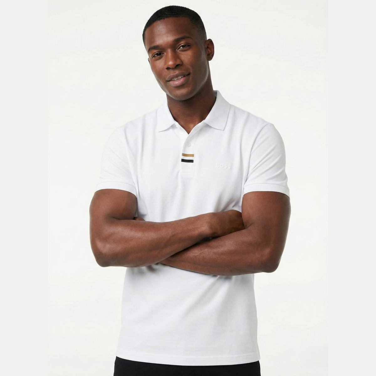 BOSS Middle-Logo Polo-Shirt