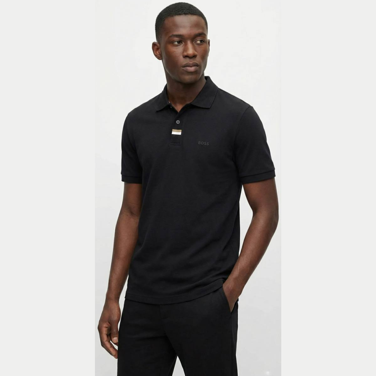 BOSS Middle-Logo Polo-Shirt