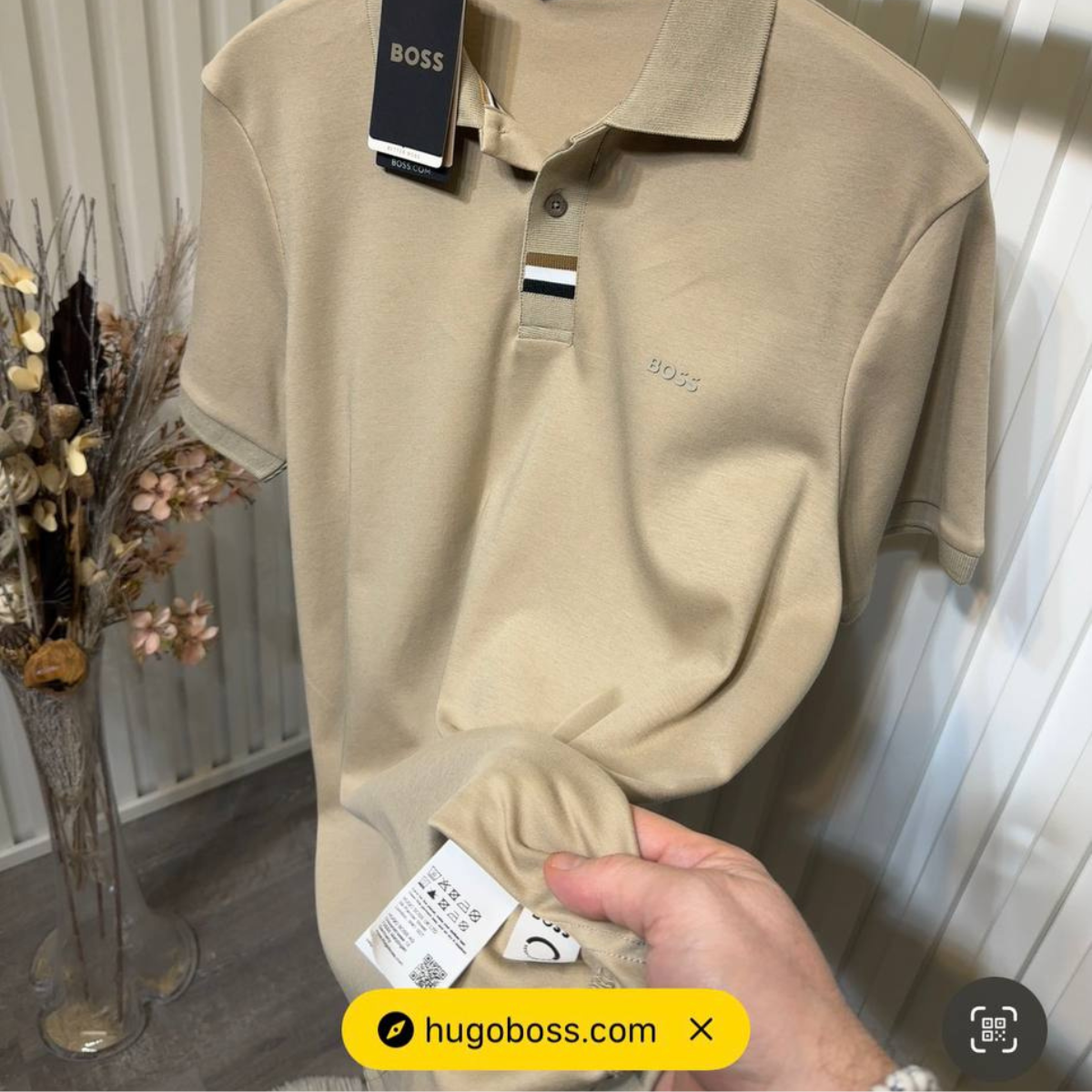 BOSS Middle-Logo Polo-Shirt