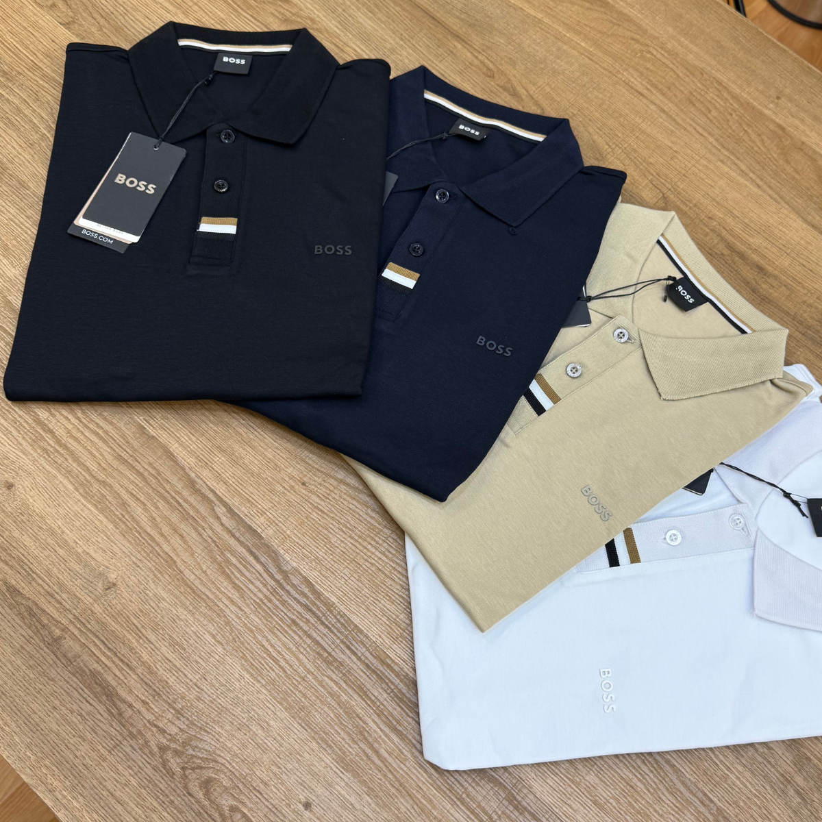 BOSS Middle-Logo Polo-Shirt