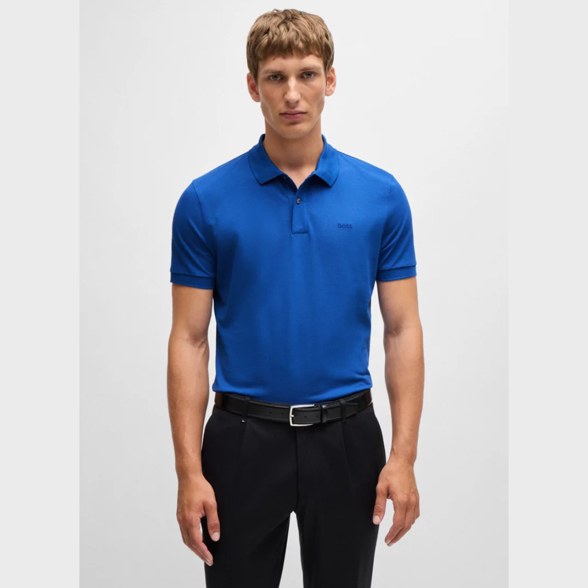 BOSS Pallas Polo-Shirt In Soft Cotton