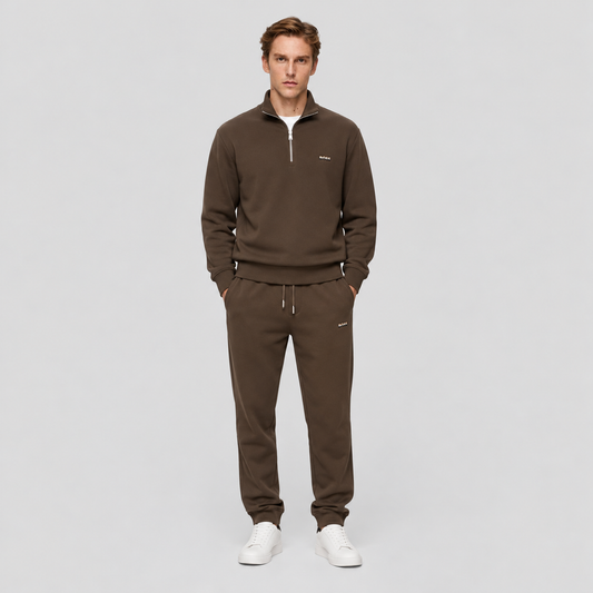 BOSS Tracksuit Set With Striped Logo
